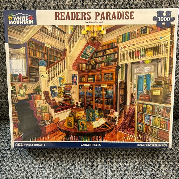 White Mountain New Puzzle 1000 pieces - Picture 1 of 2